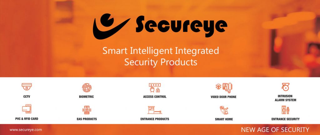 Secureye providing multiple security surveillance solutions by biometrics, cctv, boom barriers, hotel locks, and more