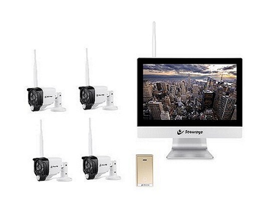 Wireless CCTV Camera kit with recorder with Monitor