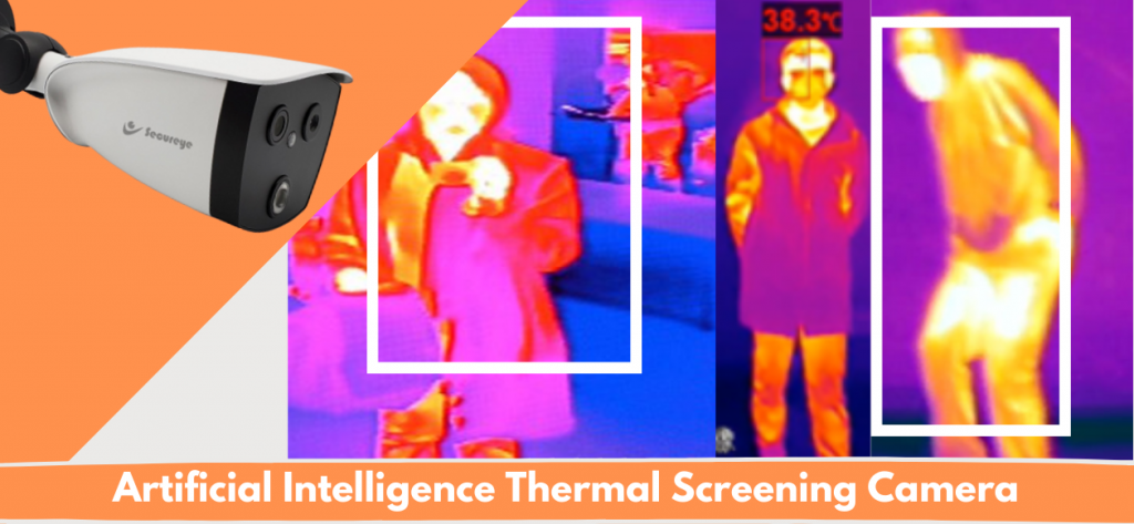 Thermal Cameras with infrared temperature Detector Image