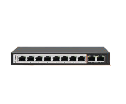 8 Port PoE Switch - Power over Ethernet - Secureye
