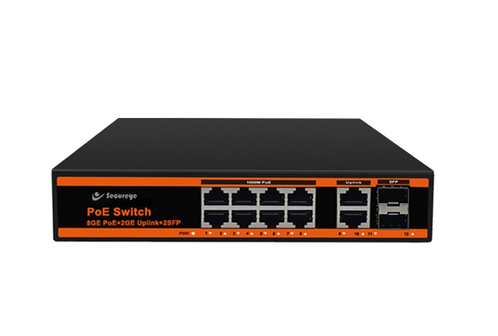 8GE PoE+2GE+2SFP with built-in Power Supply POE Switch